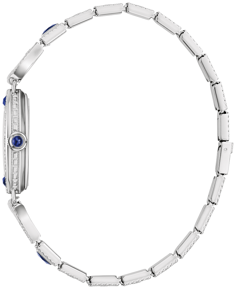 96L340 Bulova Miss America Silver-Tone Dial Ladies Watch