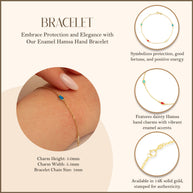 14K Gold Hamsa Bracelet