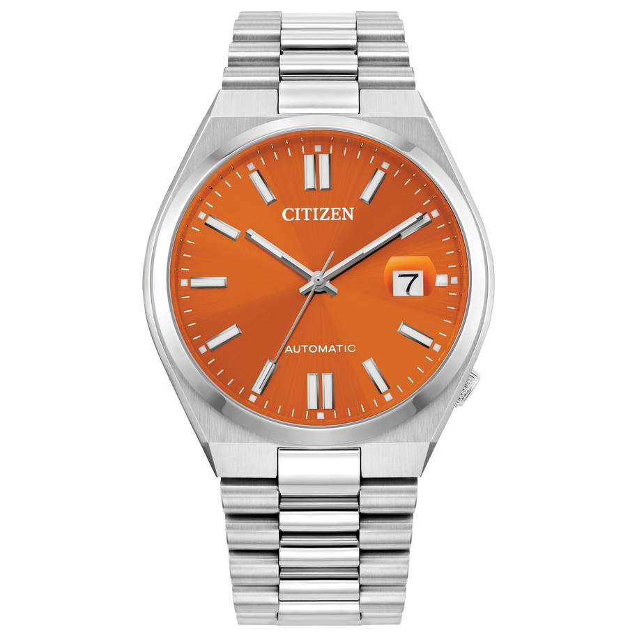 NJ0151-53Z Citizen TSUYOSA Automatic Stainless Steel orange dial Watch