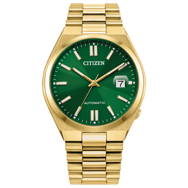 NJ0152-51X Citizen Tsuyosa Green Dial Gold Plated Automatic Men's Watch