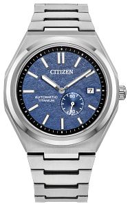 Citizen Zenshin Mechanical Super Titanium™ NJ0180-80L Automatic Blue Dial Men's Watch