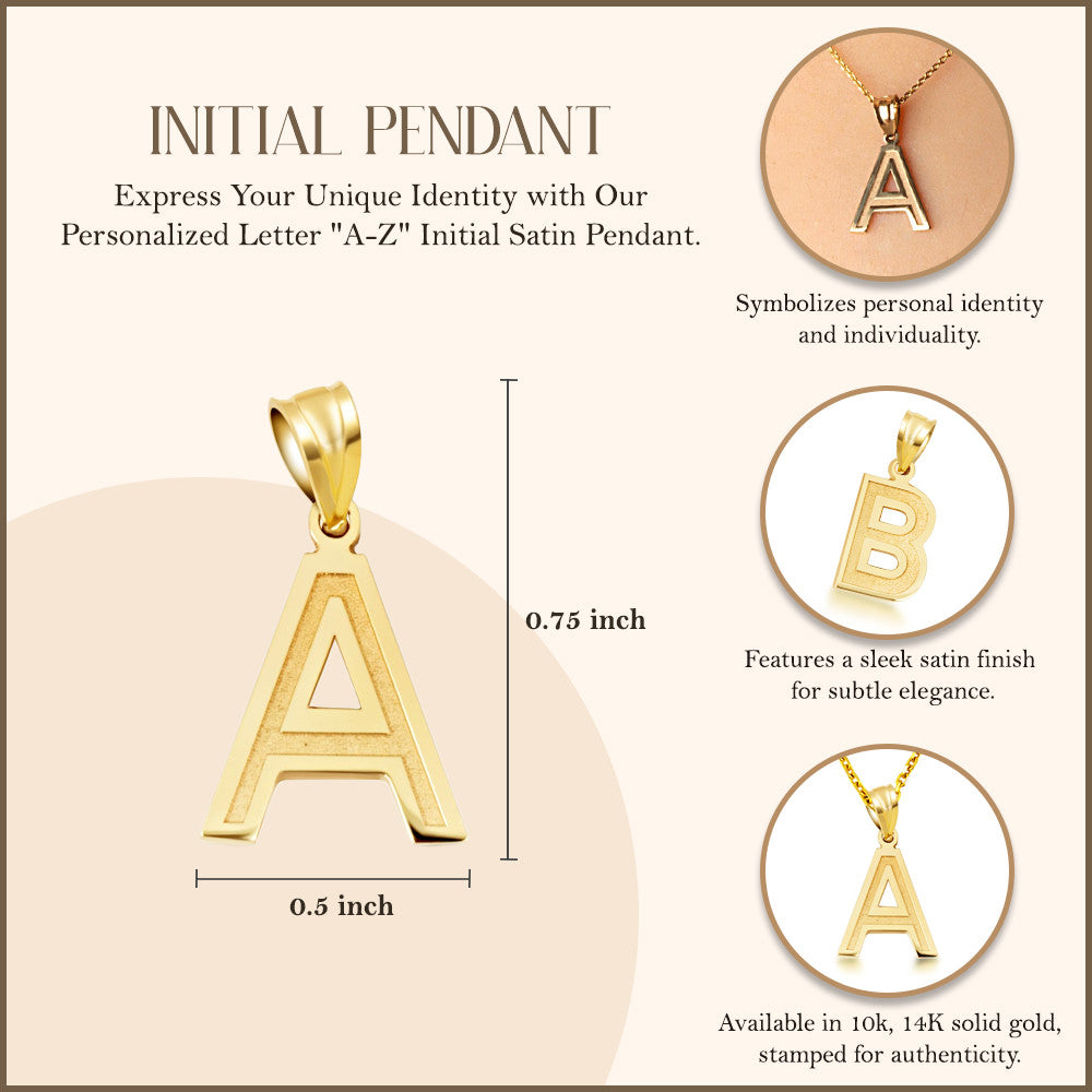 Gold Personalized Letter 