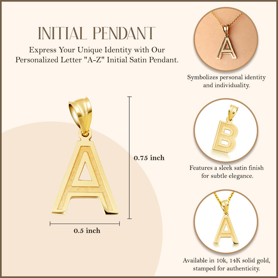 Gold Personalized Letter 