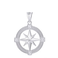 Mystical North Star Pendant Necklace in Sterling Silver