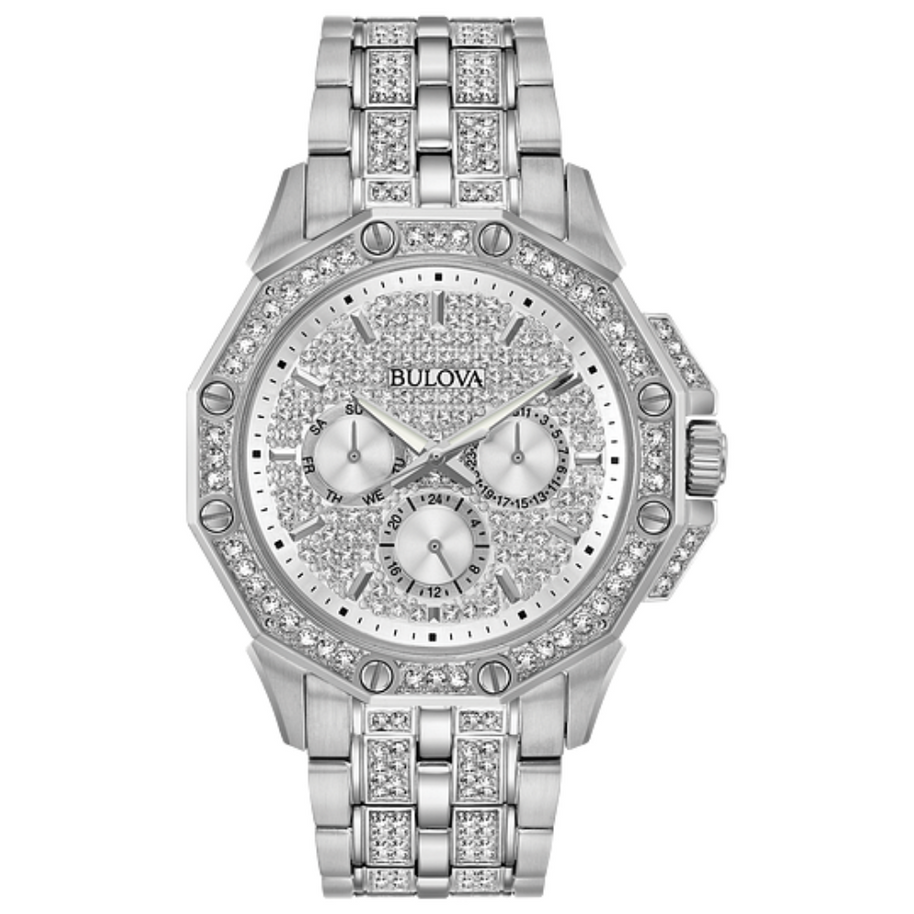 96C134 Bulova Men's Octava Silver Dial Watch