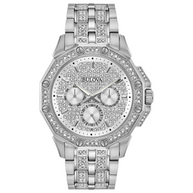 96C134 Bulova Men's Octava Silver Dial Watch