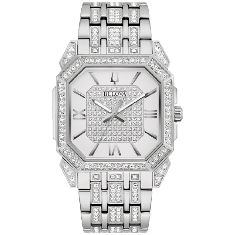 Bulova 96A285 Octava Silver Tone Stainless Steel Men's Watch