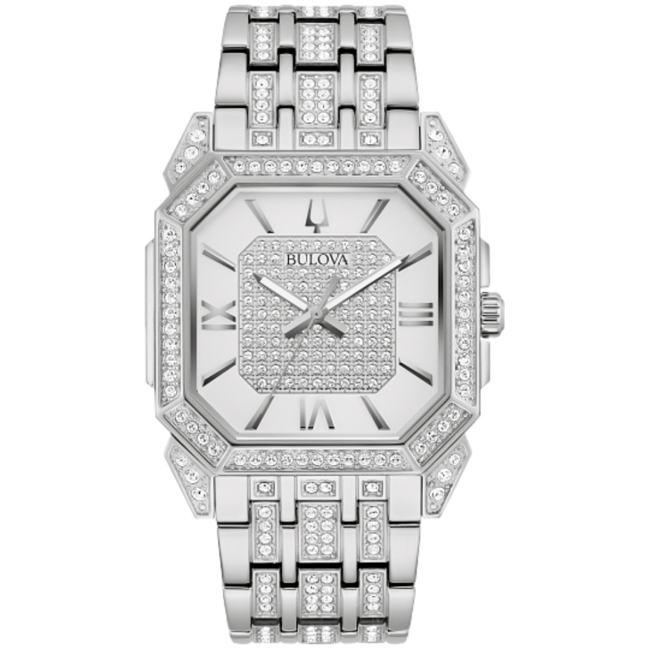 Bulova 96A285 Octava Silver Tone Stainless Steel Men's Watch