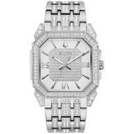 Bulova 96A285 Octava Silver Tone Stainless Steel Men's Watch
