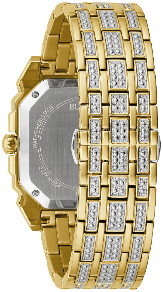 98A295 Bulova Octava Quartz Crystal Gold-Tone Men's Watch
