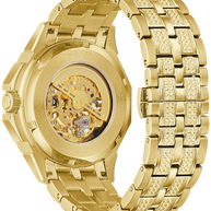 Bulova 98A292 Octava Crystal Accents Gold Dial Men's Watch