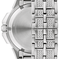 96L305 Bulova Octava Quartz Crystal Silver Dial Ladies Watch