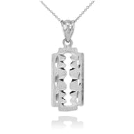 Solid Gold Razor Blade Pendant Necklace (Available in Yellow/Rose/White Gold)
