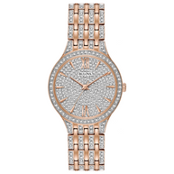 98L235 Bulova Crystal Rose Gold Stainless Steel Women's Watch