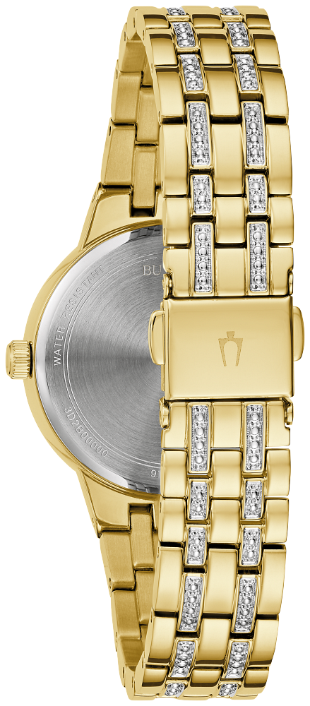 Bulova 97L176 Phantom Crystal Champagne Dial Ladies Watch