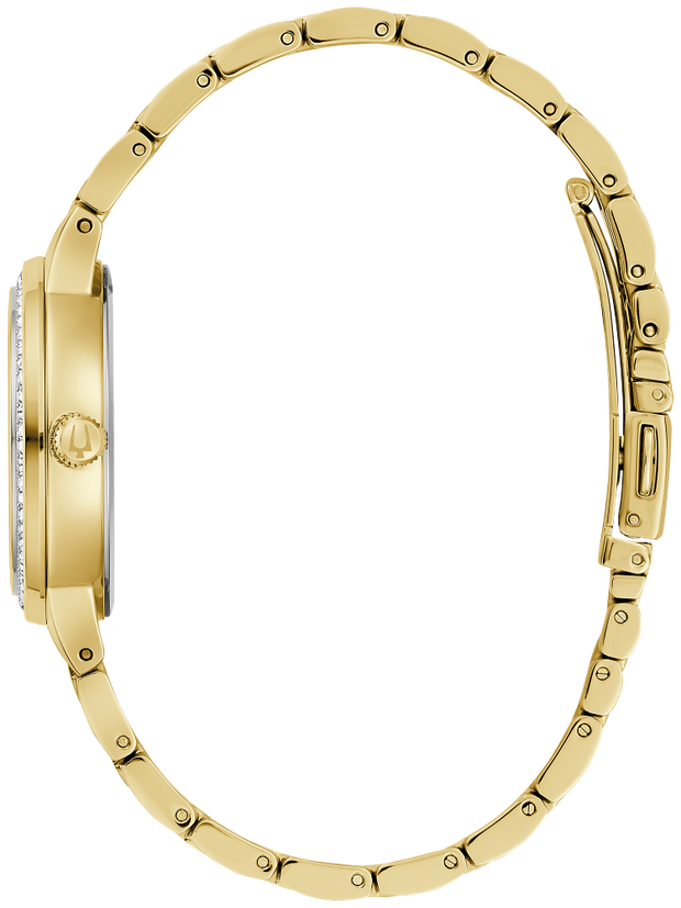 Bulova 97L176 Phantom Crystal Champagne Dial Ladies Watch