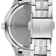 96L291 Bulova Phantom Stainless Steel Crystal Quartz Women's Watch