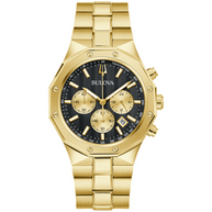 Bulova 97B232 Prestige Chronograph Quartz Gold Tone Men's Watch