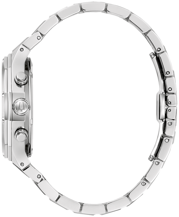 Bulova 96B459 Prestige Classic Chronograph Silver Tone Men's Watch