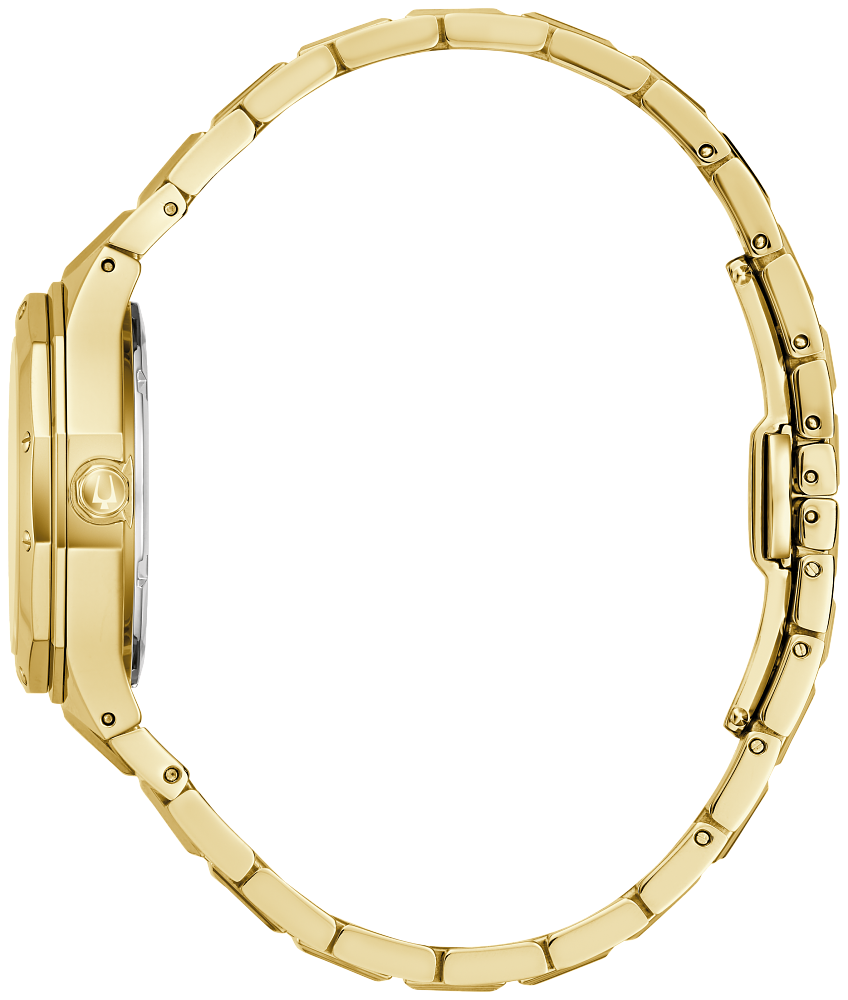 Bulova 97M119 Prestige Gold Tone MOP Dial Ladies Watch