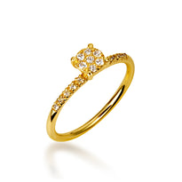 14K Gold Lab Grown Diamond Pavé Set Wedding Ring (Available in Yellow/Rose/White Gold)