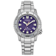 Citizen EO2027-50X Promaster Dive Eco-Drive Purple Dial Ladies Watch