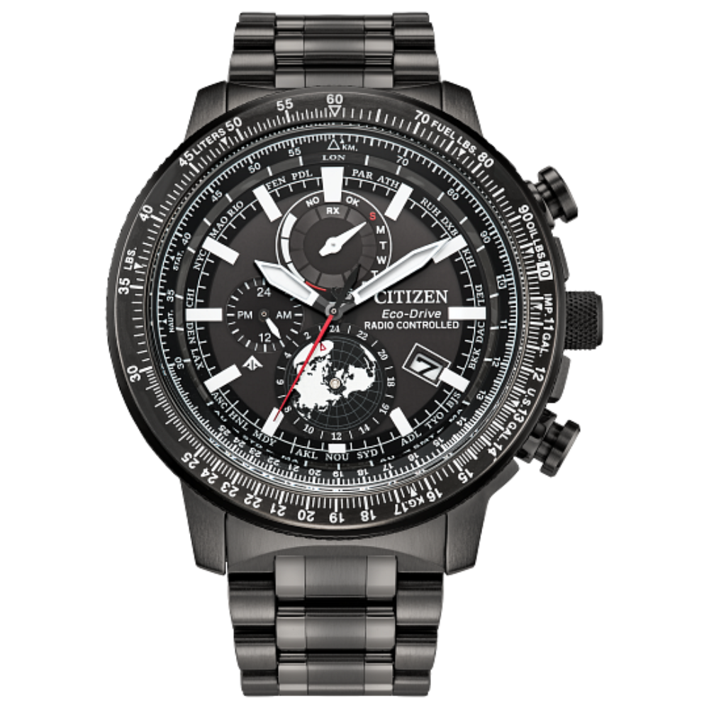 CITIZEN BY3005-56G Promaster Geo Trekker Eco-Drive Radio Solar Watch