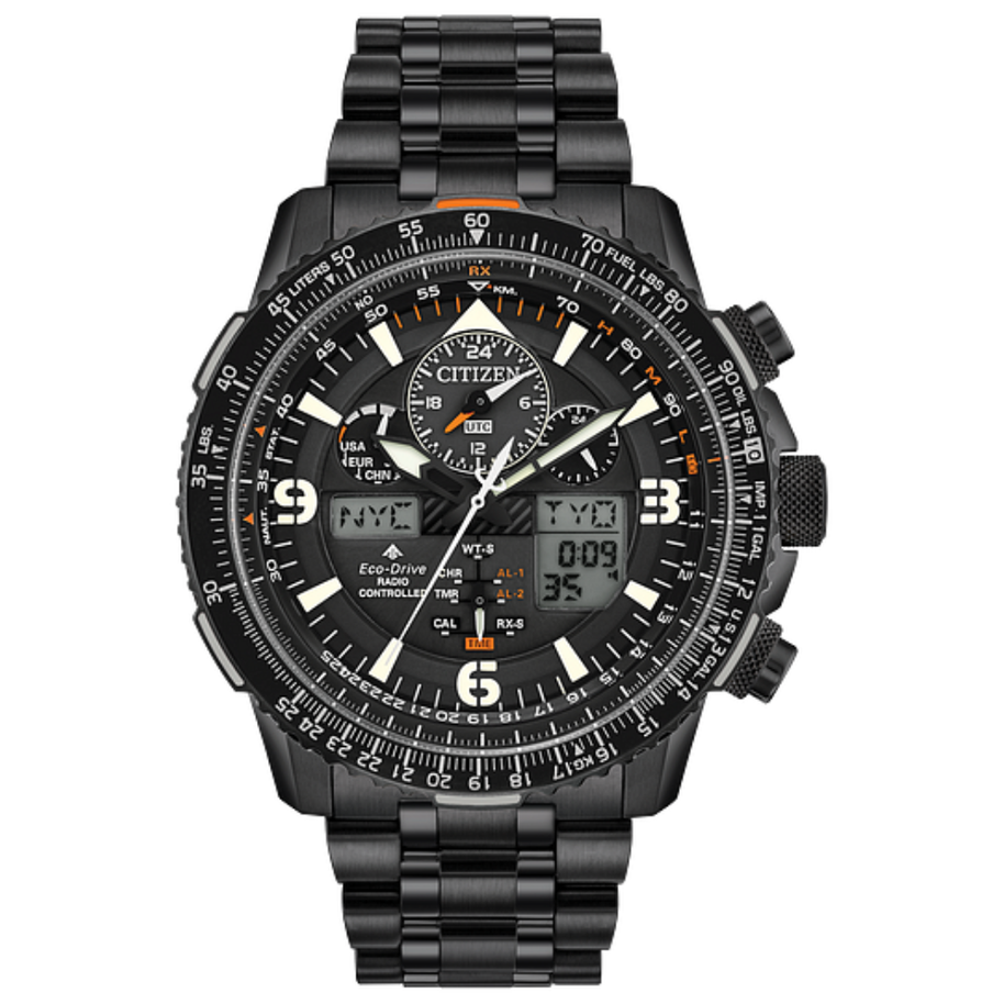 Citizen JY8075-51E Promaster Skyhawk A-T Black Dial Men's Watch