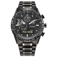 Citizen JV2005-58E Promaster Black Dial Chronograph Perpetual Men's Watch