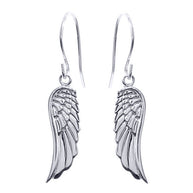 Sterling Silver Angel Wings Earrings