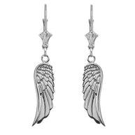 Angel Wings Leverback Earrings(Available in Yellow/Rose/White Gold)