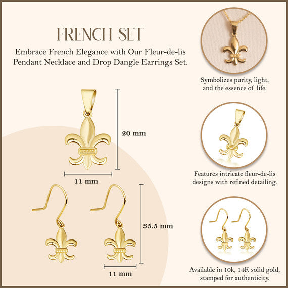 Tri-Color Gold Diamond Cut Heart Flower Rose Pendant Necklace (Available in Yellow/Rose/White Gold)