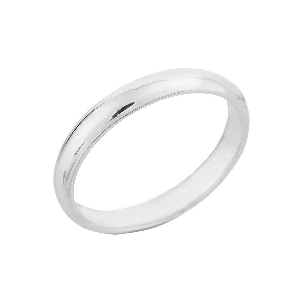 Gold Classic Wedding Band 3MM (Available in Yellow/Rose/White Gold)