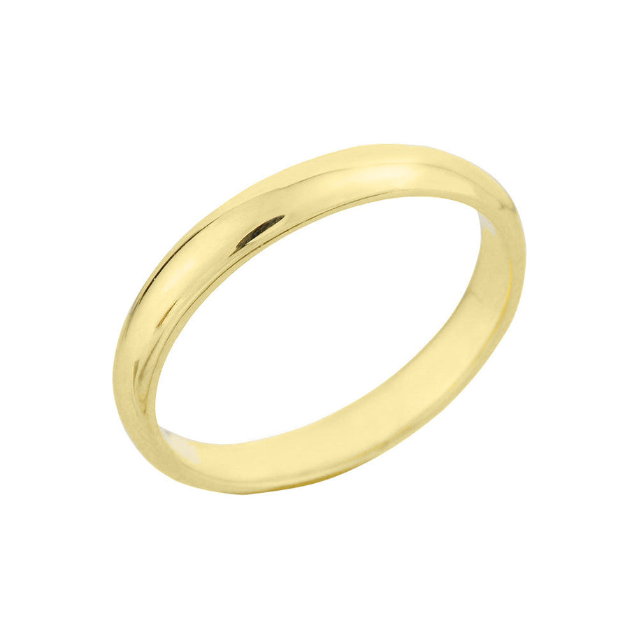 Gold Classic Wedding Band 3MM (Available in Yellow/Rose/White Gold)