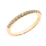 Gold Diamond Engagement Band Ring (Available in Yellow/Rose/White Gold)