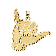 Gold Hang Loose Hand (1.13