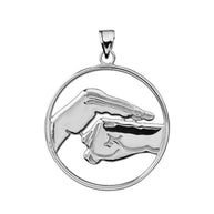 Sterling Silver Bao Quan Martial Arts Hand Symbol Pendant