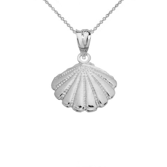 Cockle Sea Shell in Sterling Silver
