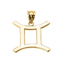 10K/14K Gold Zodiac Sign Custom Necklace (Available in Yellow Gold, Rose Gold, White Gold)