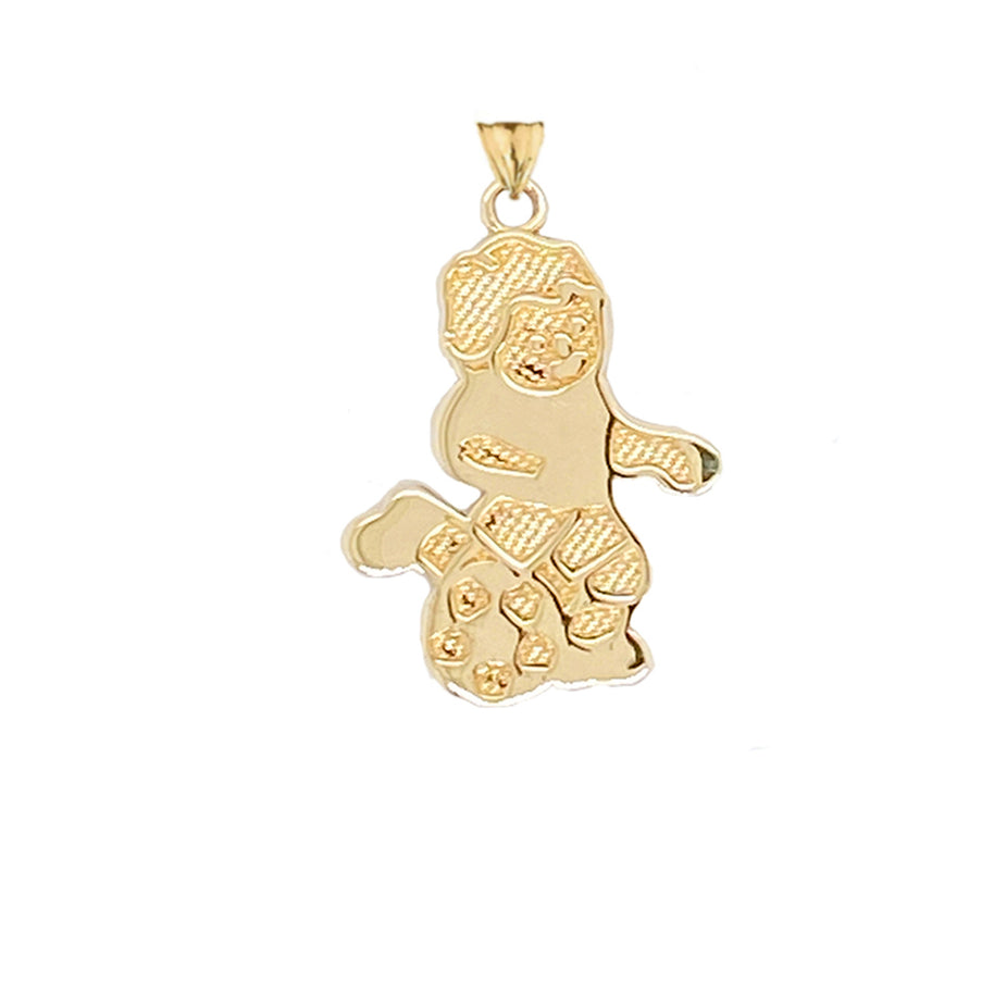 Soccer Boy Sports Charm Pendant Necklace in Gold (Yellow/Rose/White)