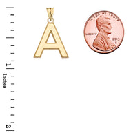 Gold Personalized Milgrain Letter 