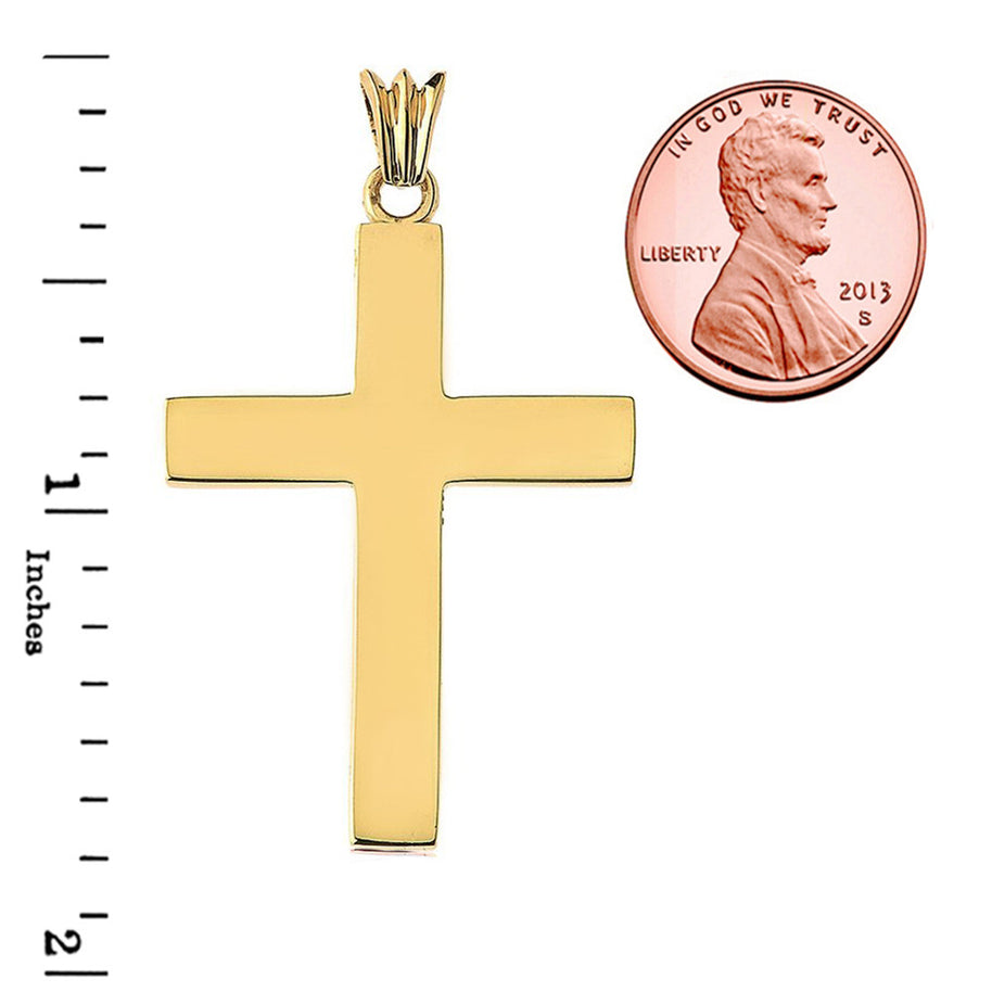 Solid Gold Cross(1.8