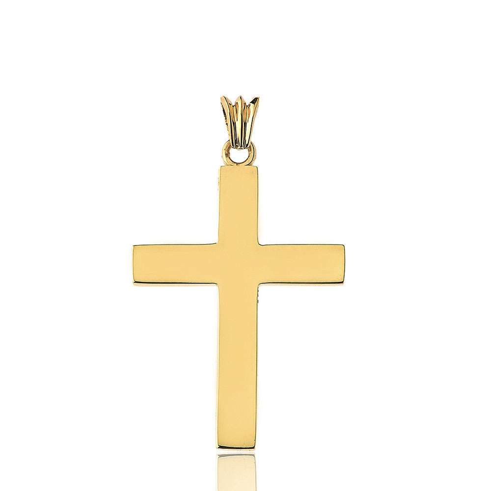 Solid Gold Cross(1.8