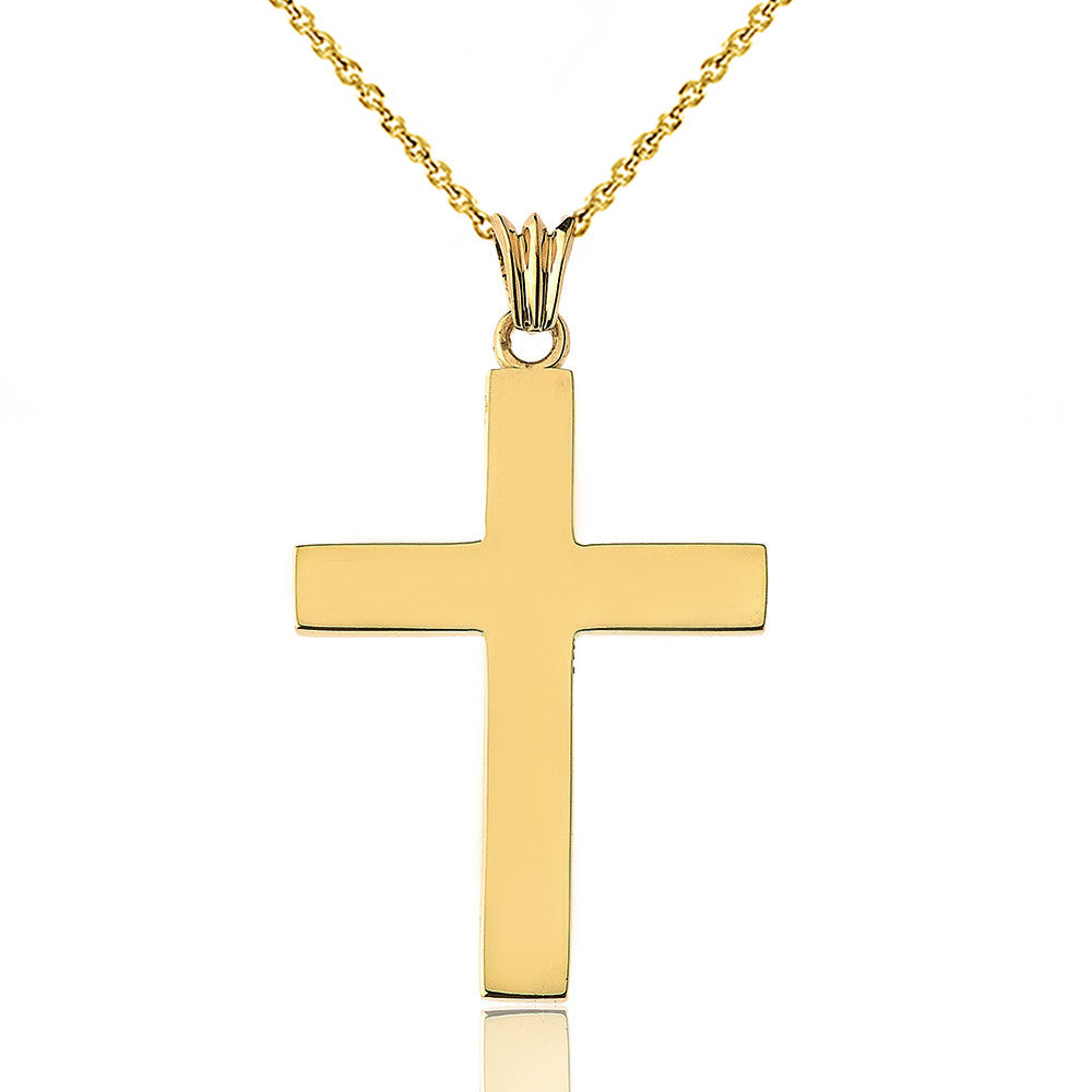 Solid Gold Cross(1.8