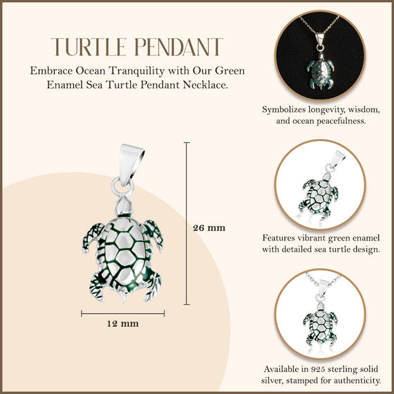 .925 Sterling Silver Enamel Palm Tree Sandals Beach Flip-Flops Milgrain Pendant Necklace (Available in Small/Medium/Large)