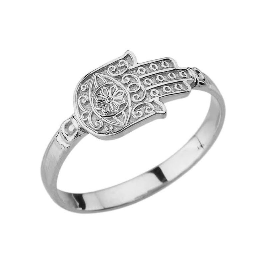 Sterling Silver Hamsa Ring