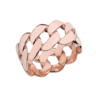 Men’s Gold Cuban Link Ring (Available in Yellow Gold, Rose Gold, White Gold)