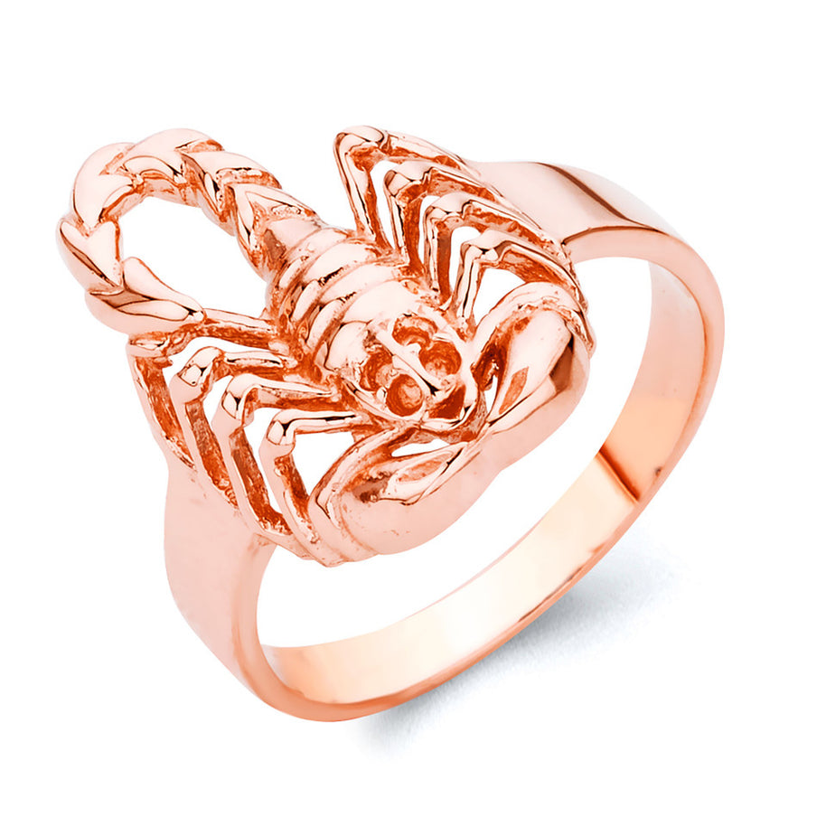 Gold Men's Scorpion Ring (Available in Yellow/Rose/White Gold)