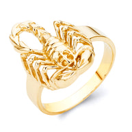 Gold Men's Scorpion Ring (Available in Yellow/Rose/White Gold)