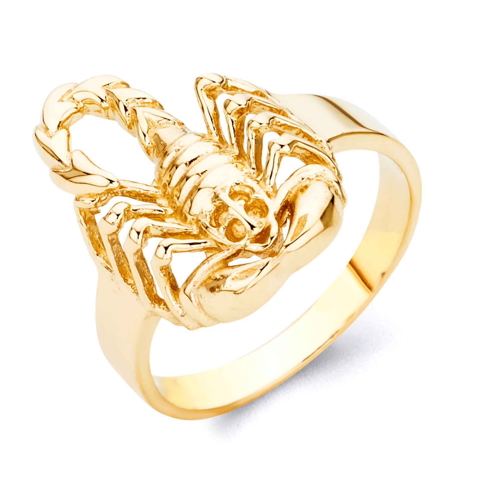 Gold Men's Scorpion Ring (Available in Yellow/Rose/White Gold)